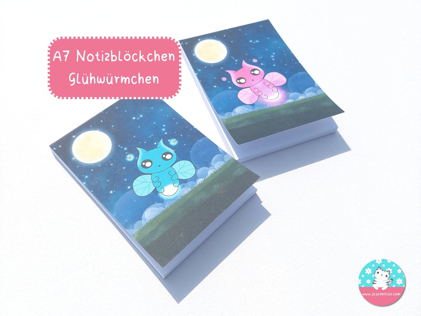 A7 Notizblock Glühwürmchen ♡Memo & Notizen♡