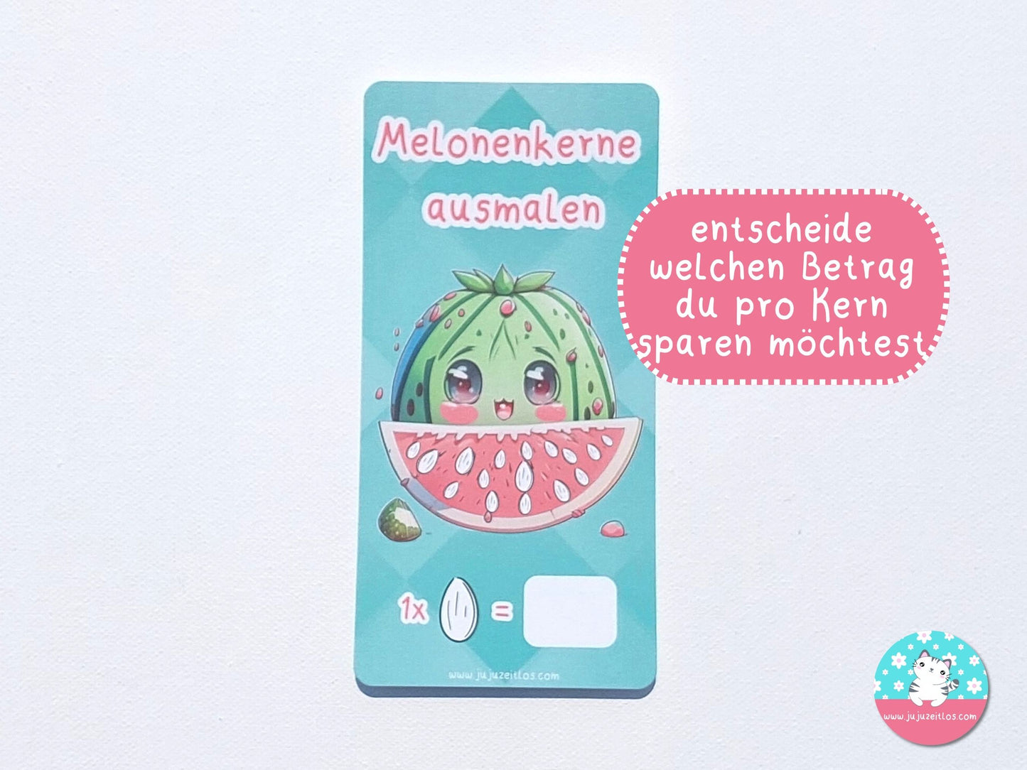 Melonenkerne ausmalen ♡Sparchallenge A6♡