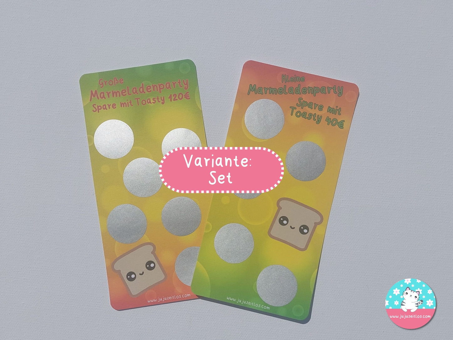 Rubbelchallenge Marmeladenparty 40€ & 120€ ♡Sparchallenge A6♡