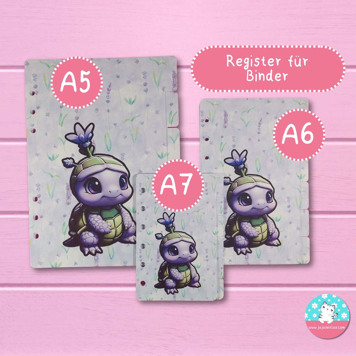 Register Lavendel Schildkröten