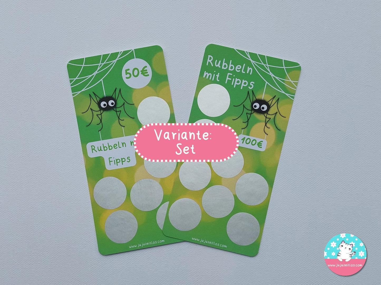 Rubbelchallenge Fipps 50€ & 100€ ♡Sparchallenge A6♡