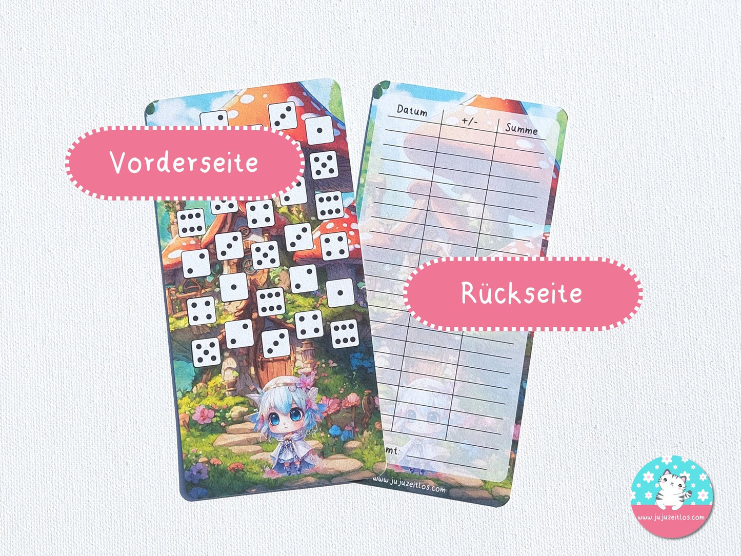 Würfel Challenge Elfe ♡Sparchallenge A6♡