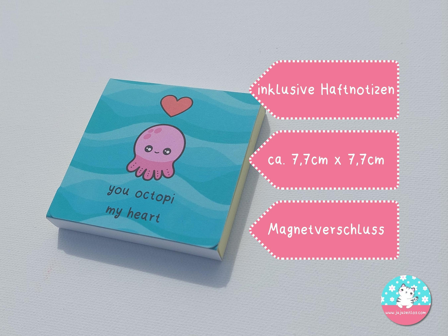 Postihalter Oktopus ♡Memo & Notizen♡