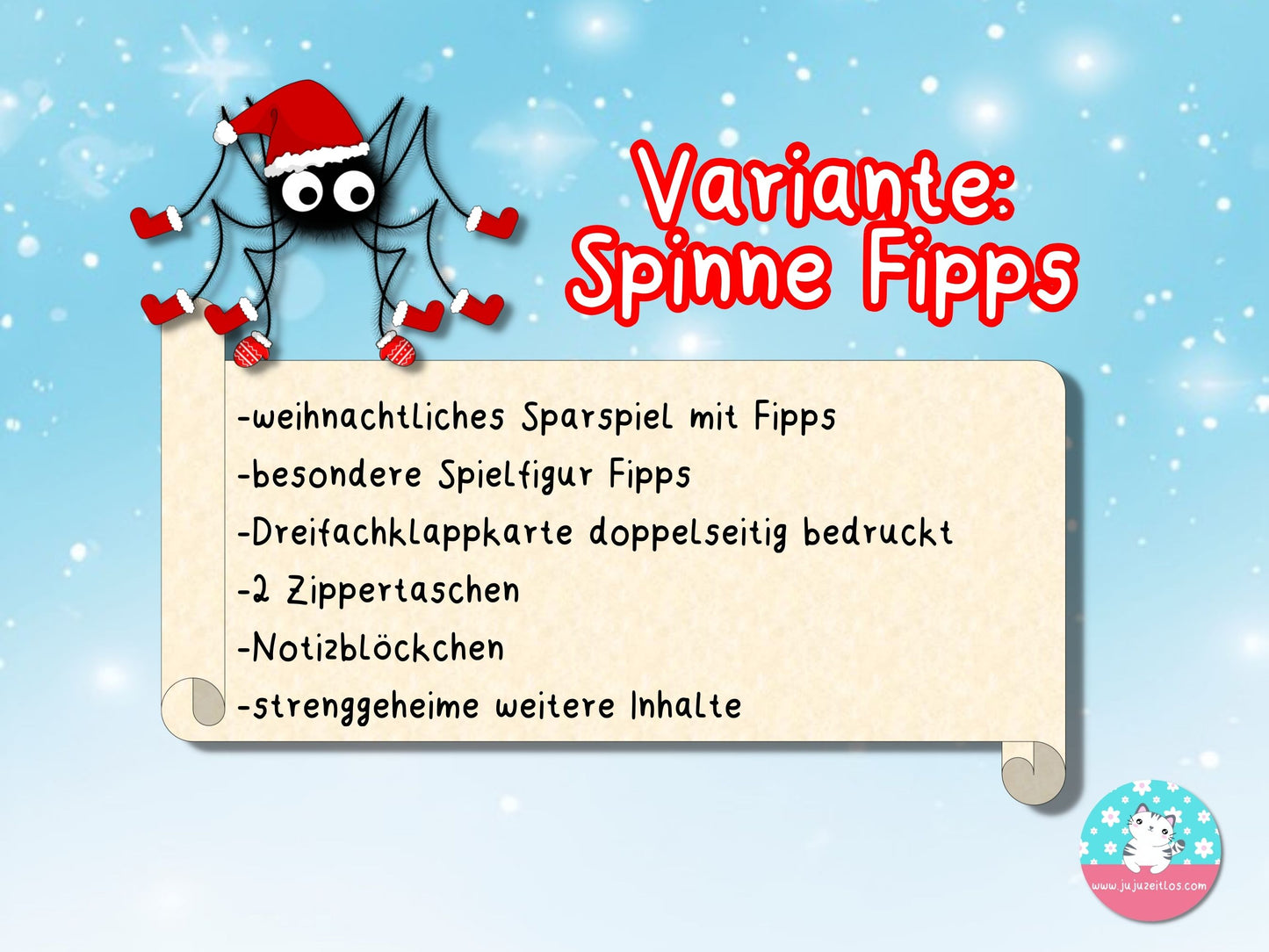 Weihnachts-Sparspiele Überraschungstütchen ♡Sparspiel A6♡