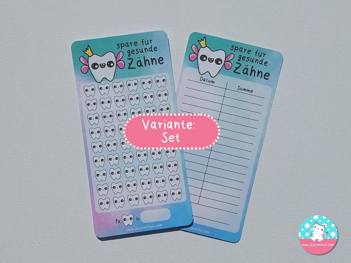 Challenge gesunde Zähne ♡Sparchallenge A6♡