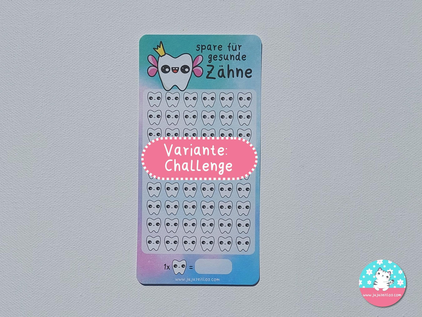 Challenge gesunde Zähne ♡Sparchallenge A6♡