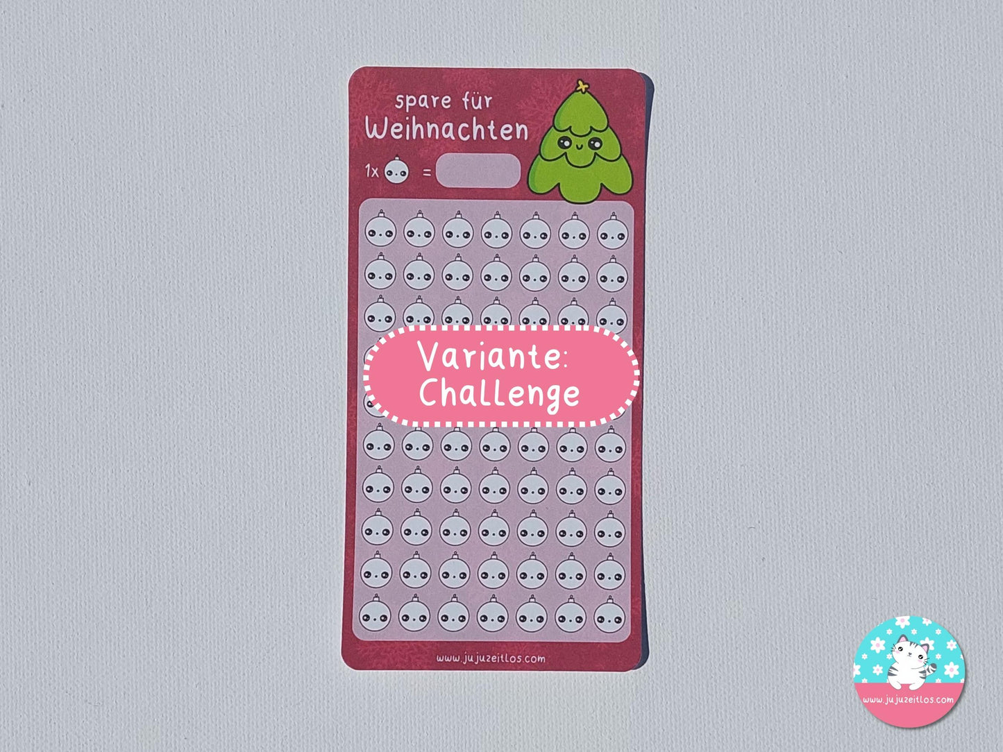 Challenge für Weihnachten ♡Sparchallenge A6♡