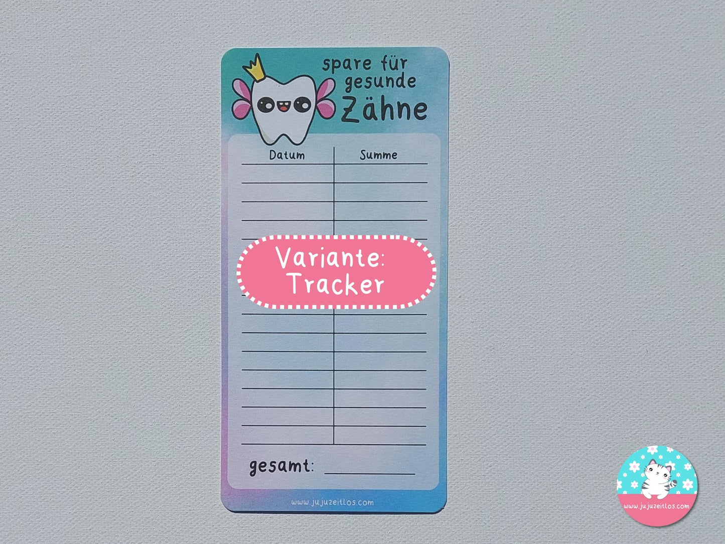 Challenge gesunde Zähne ♡Sparchallenge A6♡