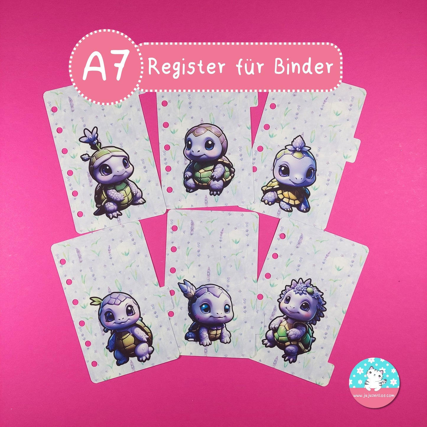 Register Lavendel Schildkröten