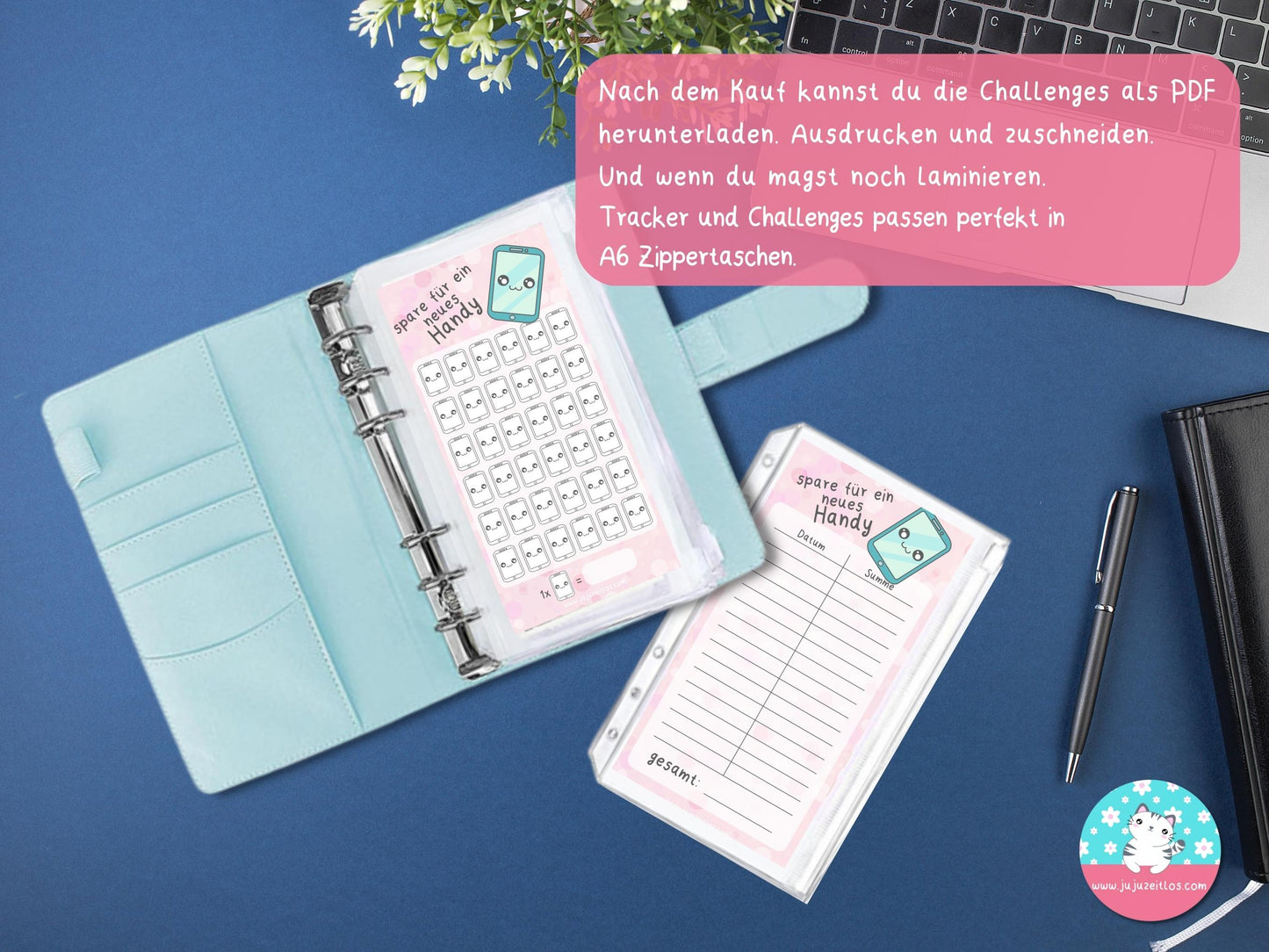 Challenge neue Waschmaschine ♡Sparschallenges als Download A6♡