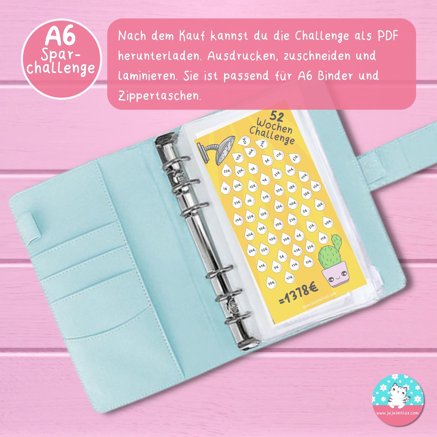 52 Wochen Challenge Kawaii Kaktus