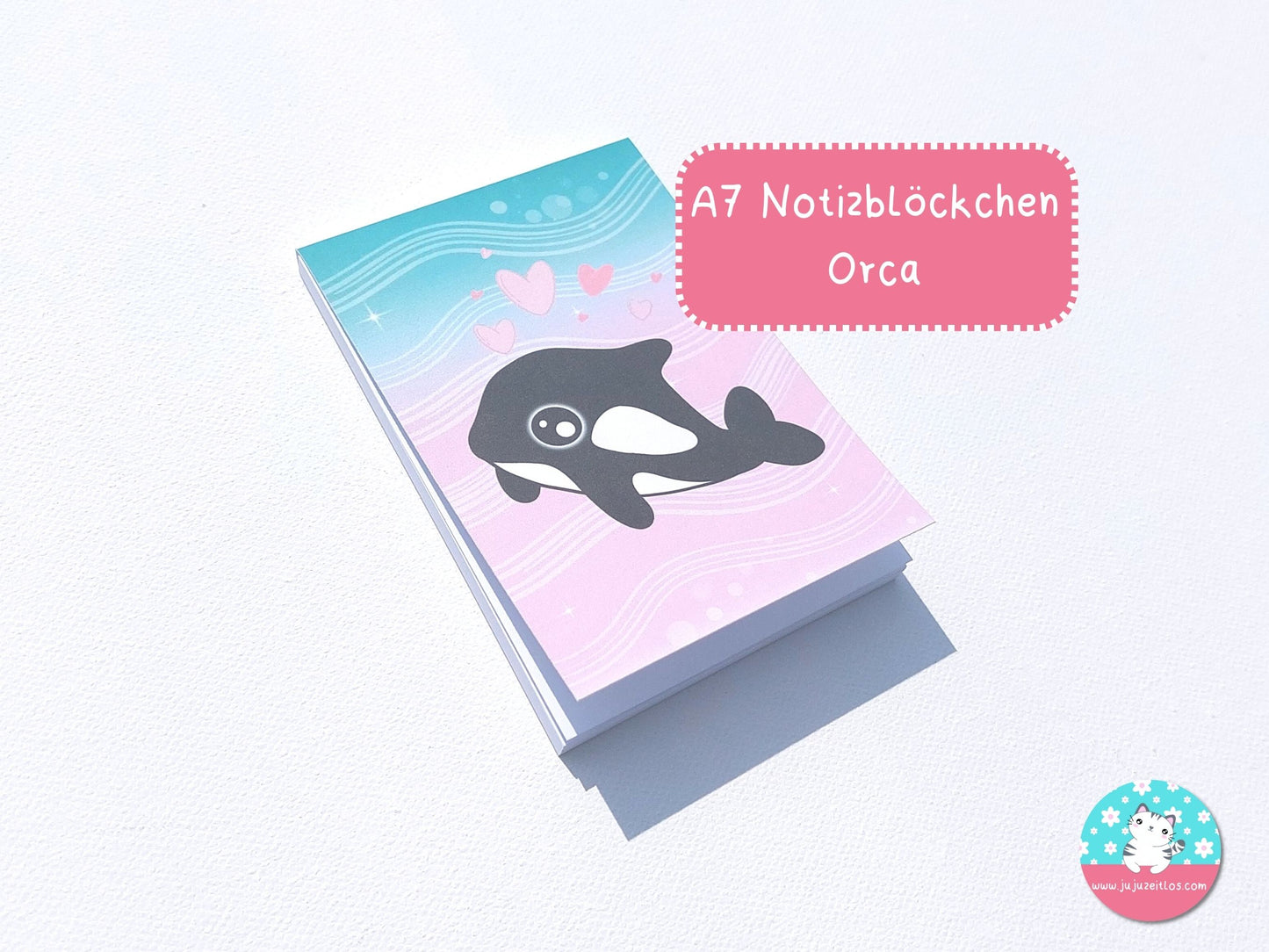 A7 Notizblock Orca Finne ♡Memo & Notizen♡