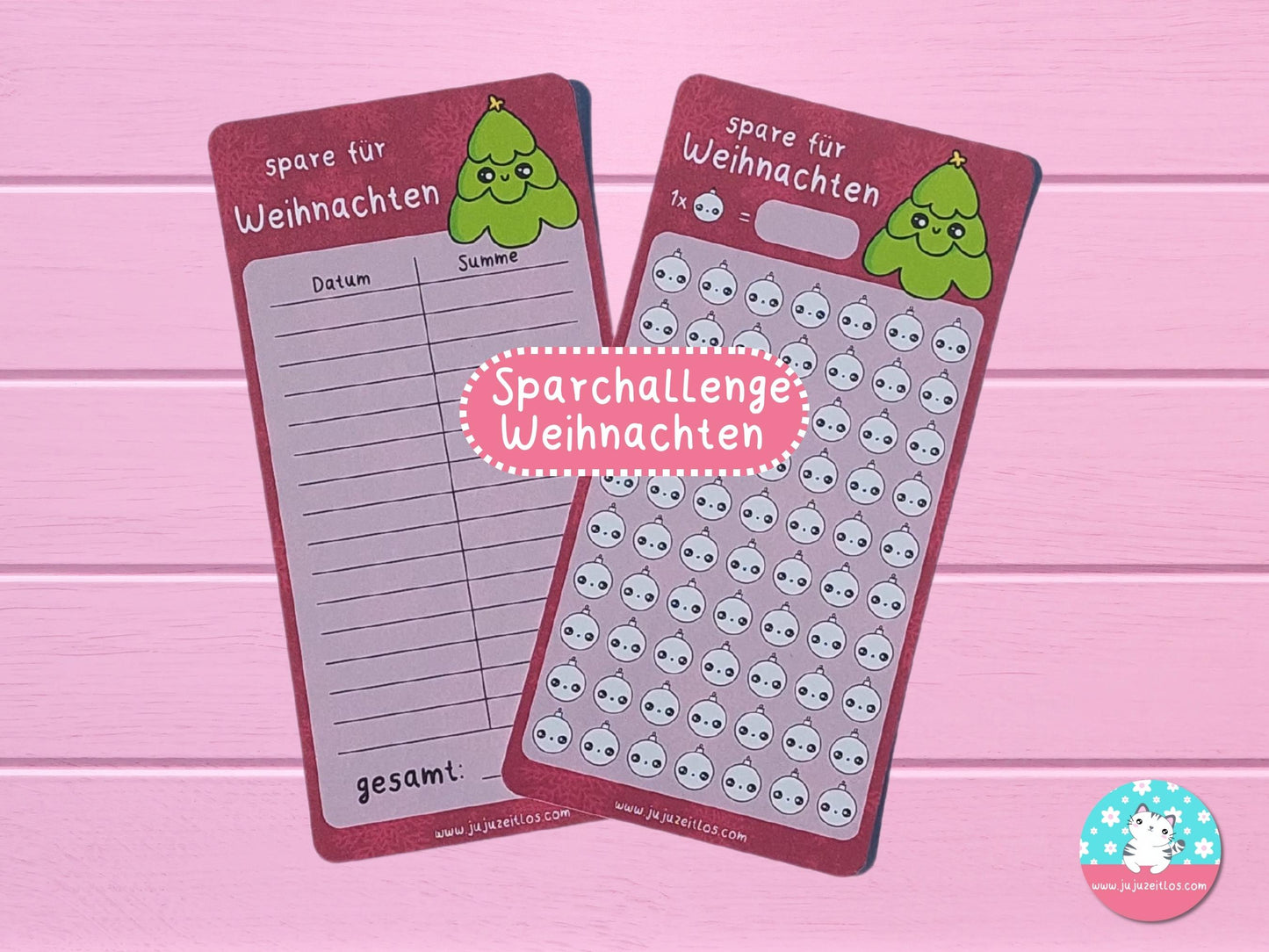 Challenge für Weihnachten ♡Sparchallenge A6♡
