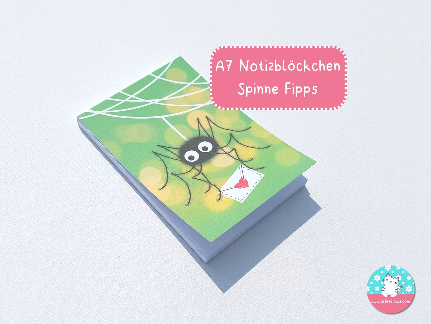 A7 Notizblock Spinne Fipps ♡Memo & Notizen♡