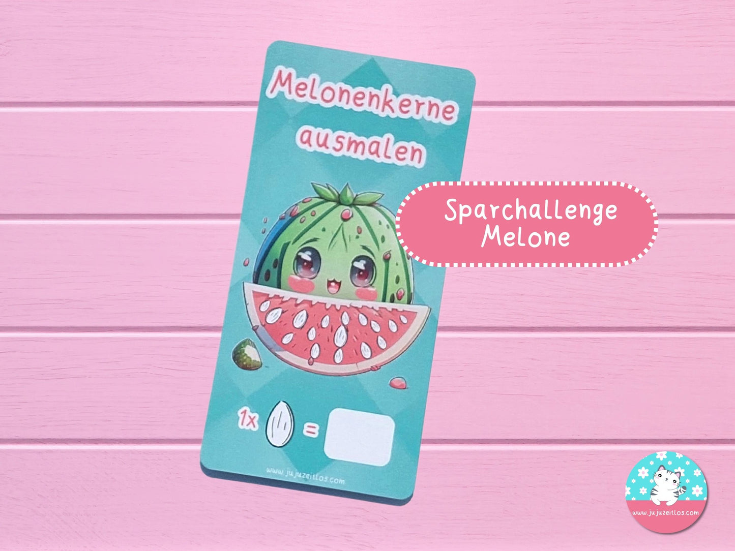 Melonenkerne ausmalen ♡Sparchallenge A6♡