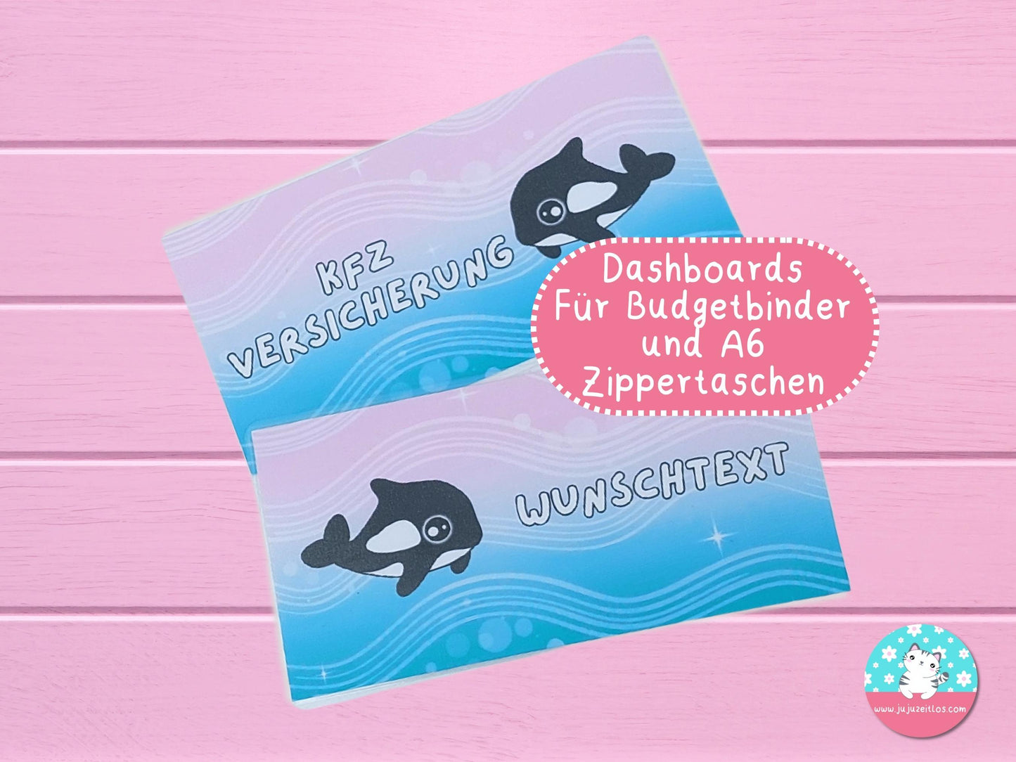 personalisierbare Dashboards Orca Finne ♡Dashboards A6♡