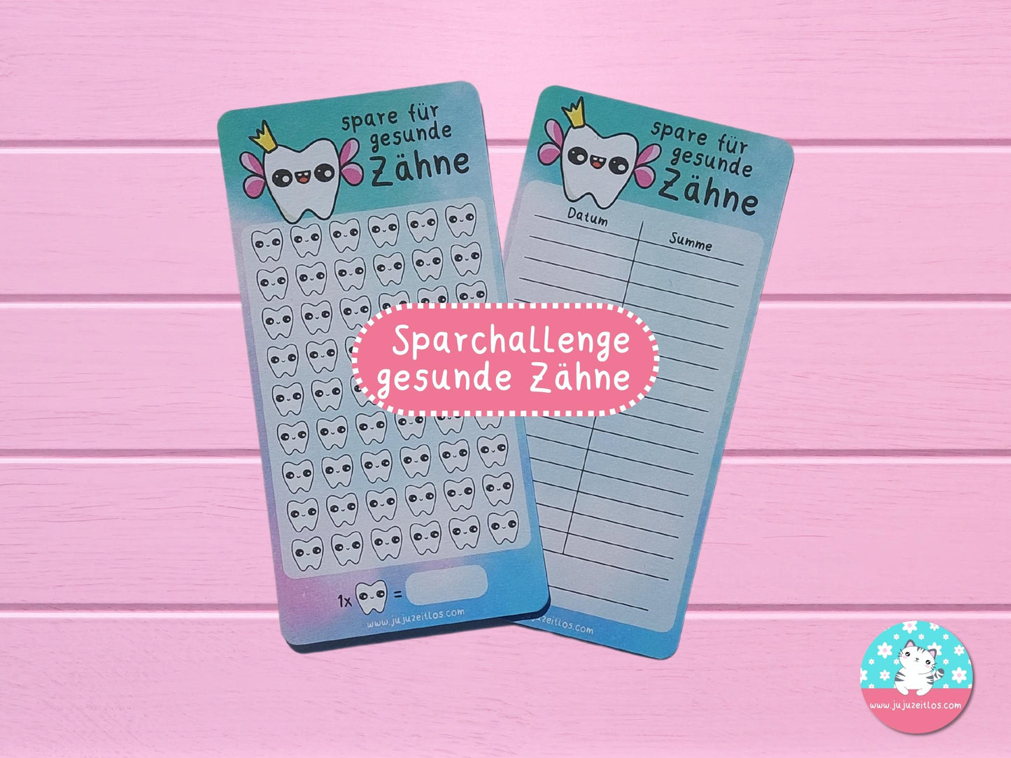 Challenge gesunde Zähne ♡Sparchallenge A6♡