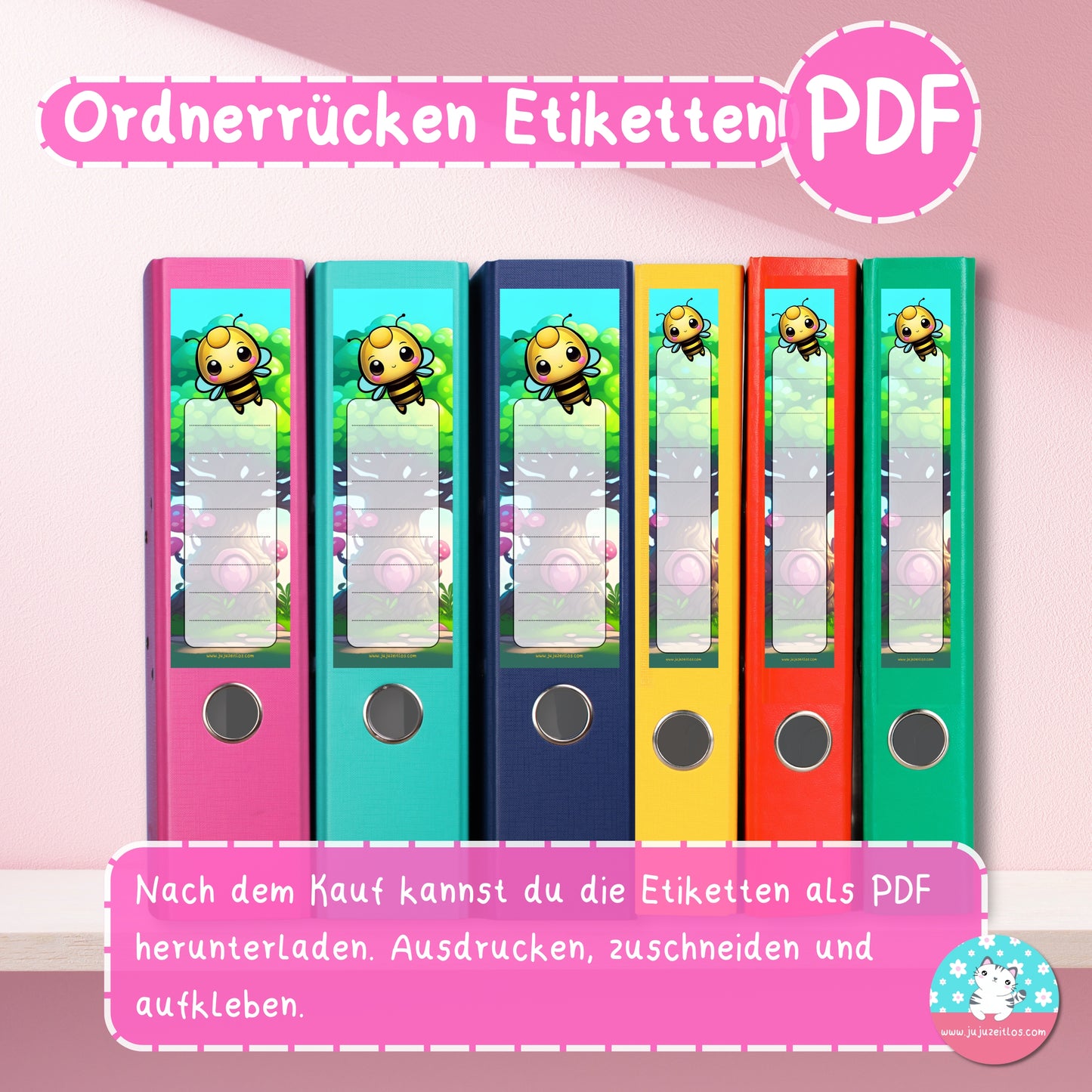Ordnerrücken - Etiketten - Konstanbien