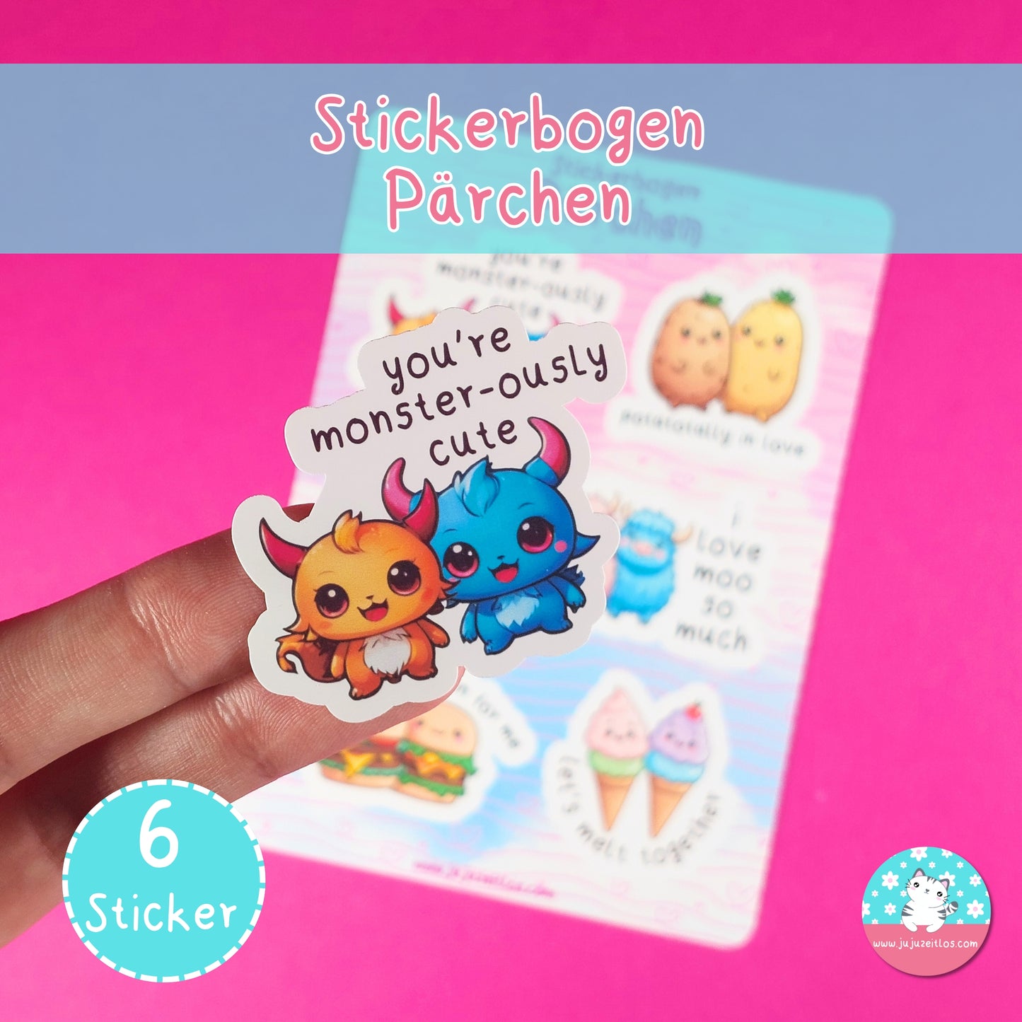 Stickerbogen Pärchen