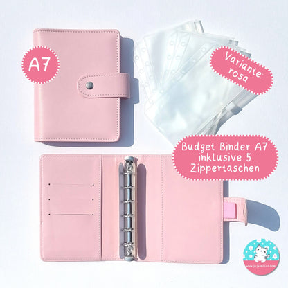 A7 Budget Binder ♡Binder & Zippertaschen♡ - JujuZeitlos