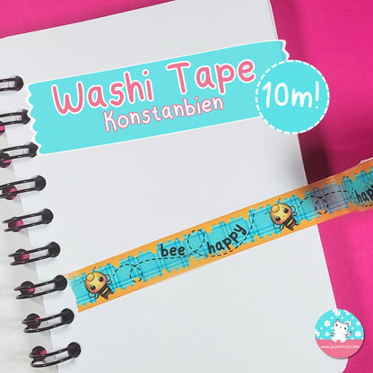 Washi Tape Konstanbien - bee happy