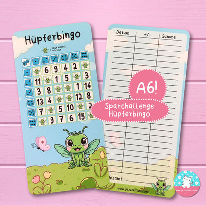 Hüpferbingo ♡Sparchallenge A6♡