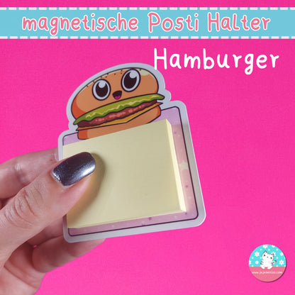 magnetische Postihalter - Hamburger