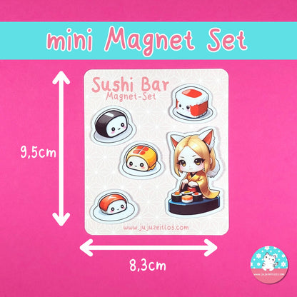 Sushi Bar Magnet-Set ♡Memo & Notizen♡