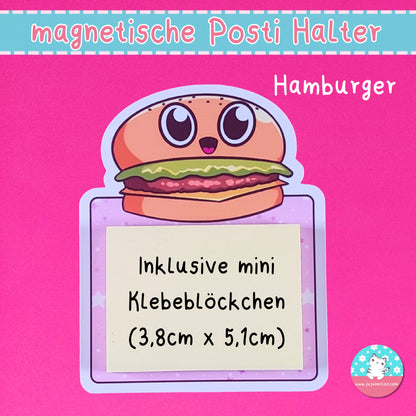 magnetische Postihalter - Hamburger