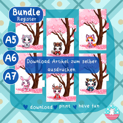 Register - Geishas BUNDLE - PDF A4 ♡Download♡