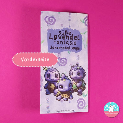 Jahreschallenge Lavendel Fantasie  ♡Sparchallenge A6♡