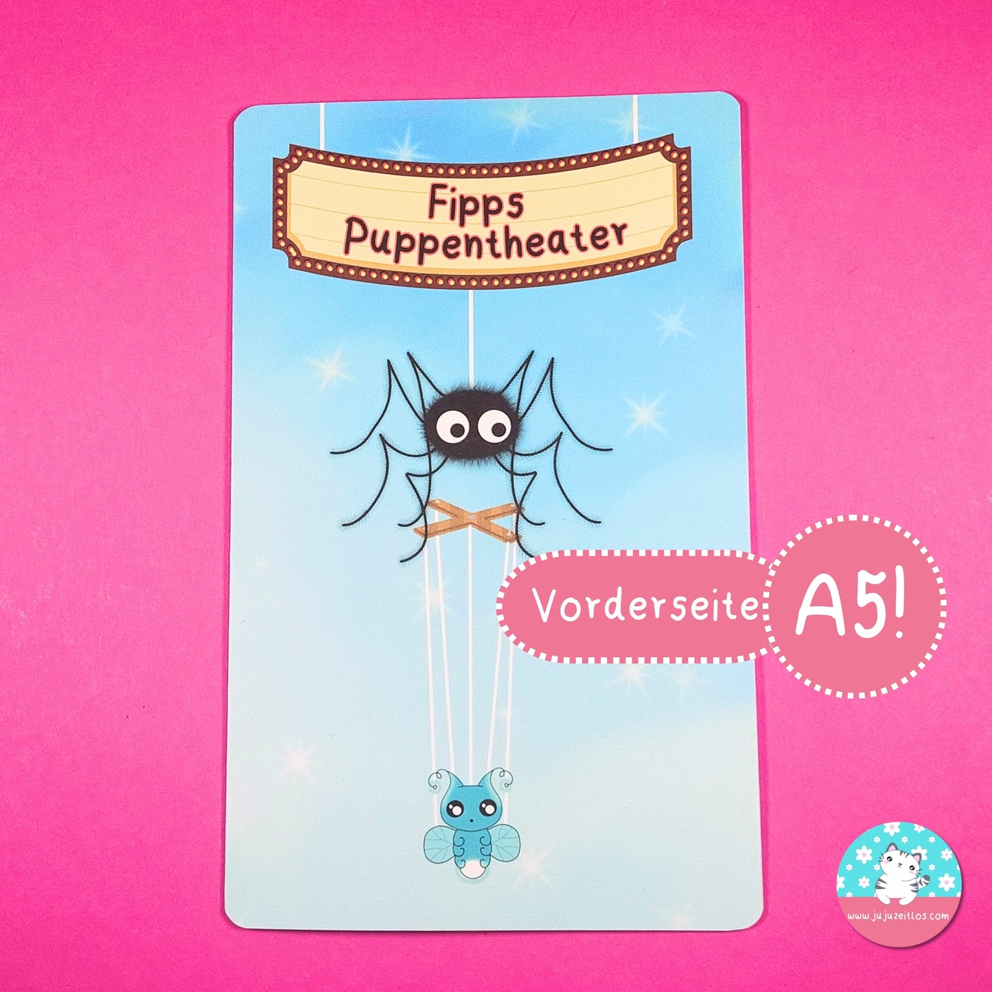 Fipps Puppentheater ♡A5 für große Binder♡