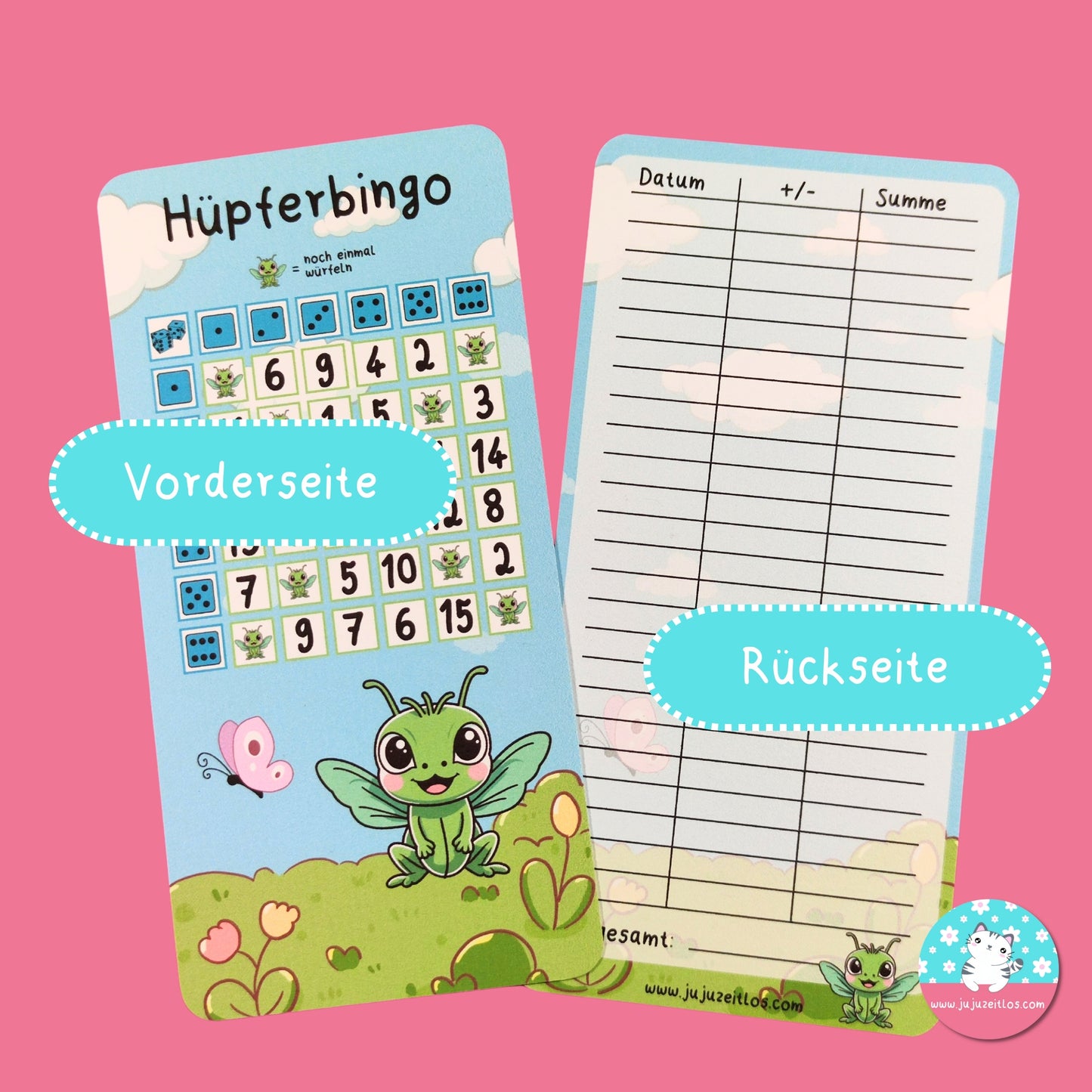 Hüpferbingo ♡Sparchallenge A6♡