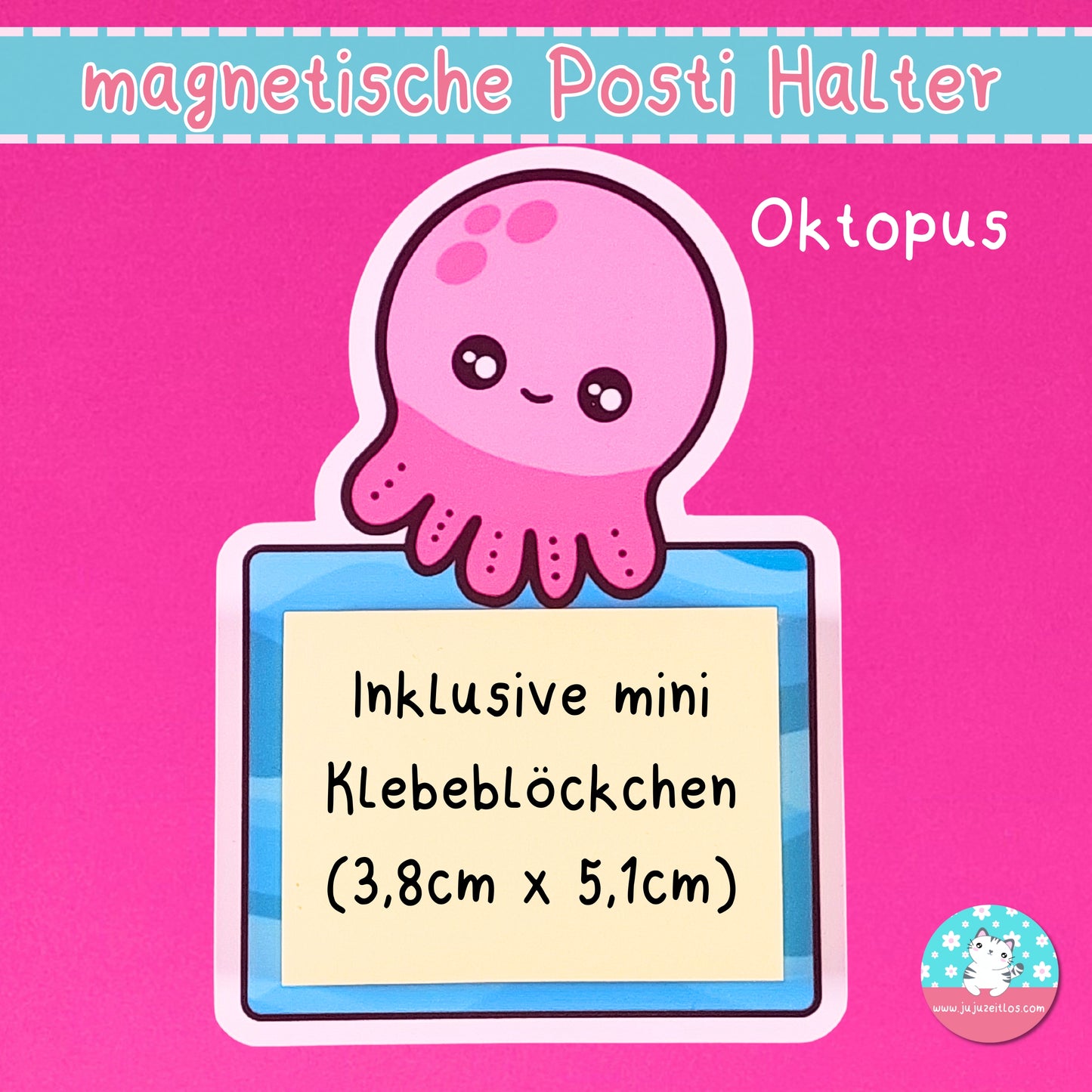 magnetische Postihalter - Oktopus