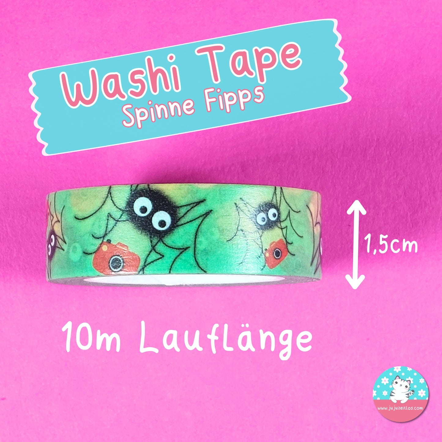 Washi Tape Spinne Fipps