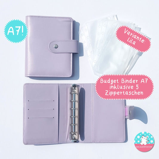 A7 Budget Binder lila ♡Binder & Zippertaschen♡