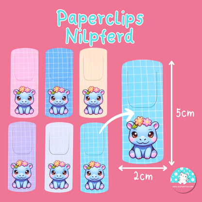 Paperclips -Nilpferd-