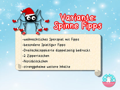 Weihnachts-Sparspiele Überraschungstütchen ♡Sparspiel A6♡