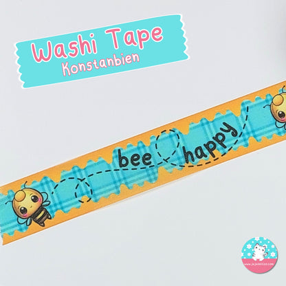 Washi Tape Konstanbien - bee happy