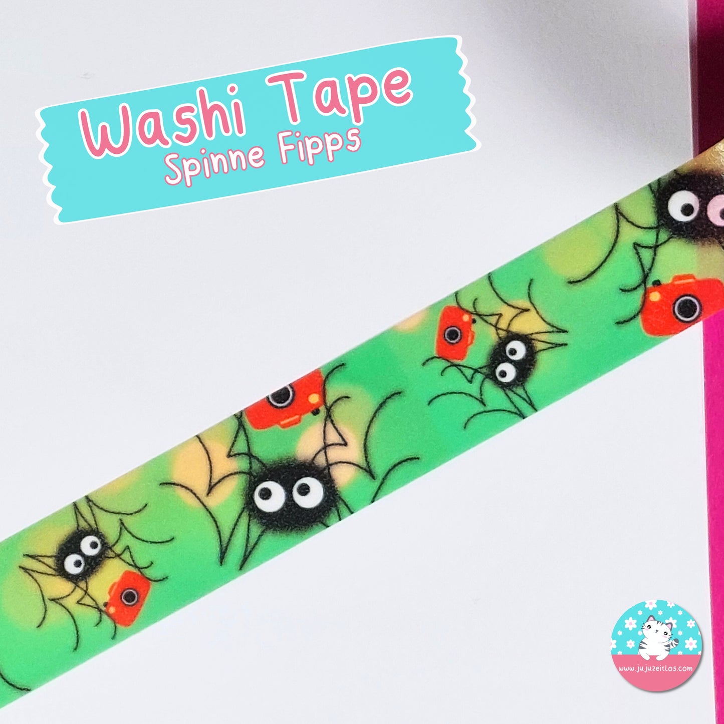 Washi Tape Spinne Fipps