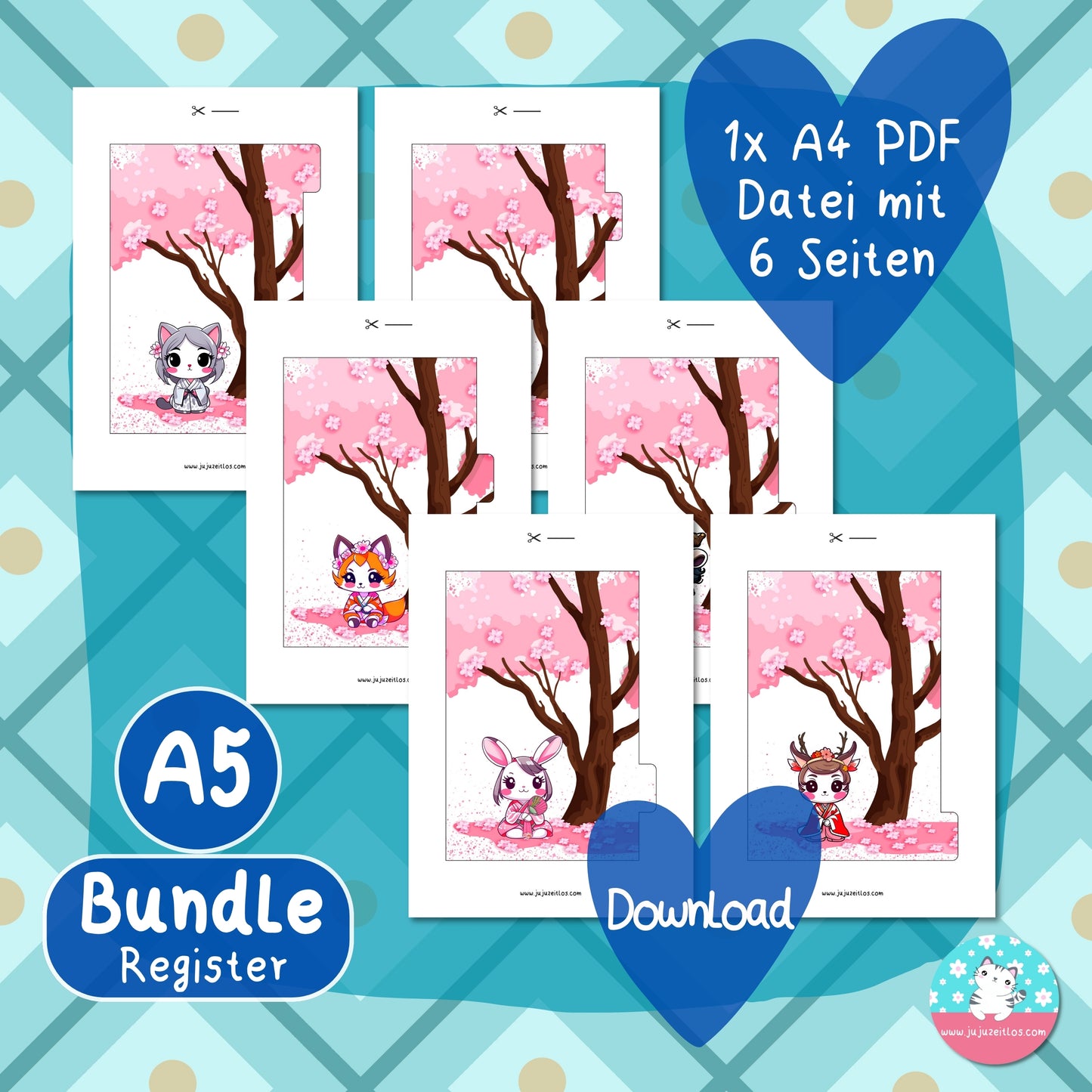 Register - Geishas BUNDLE - PDF A4 ♡Download♡