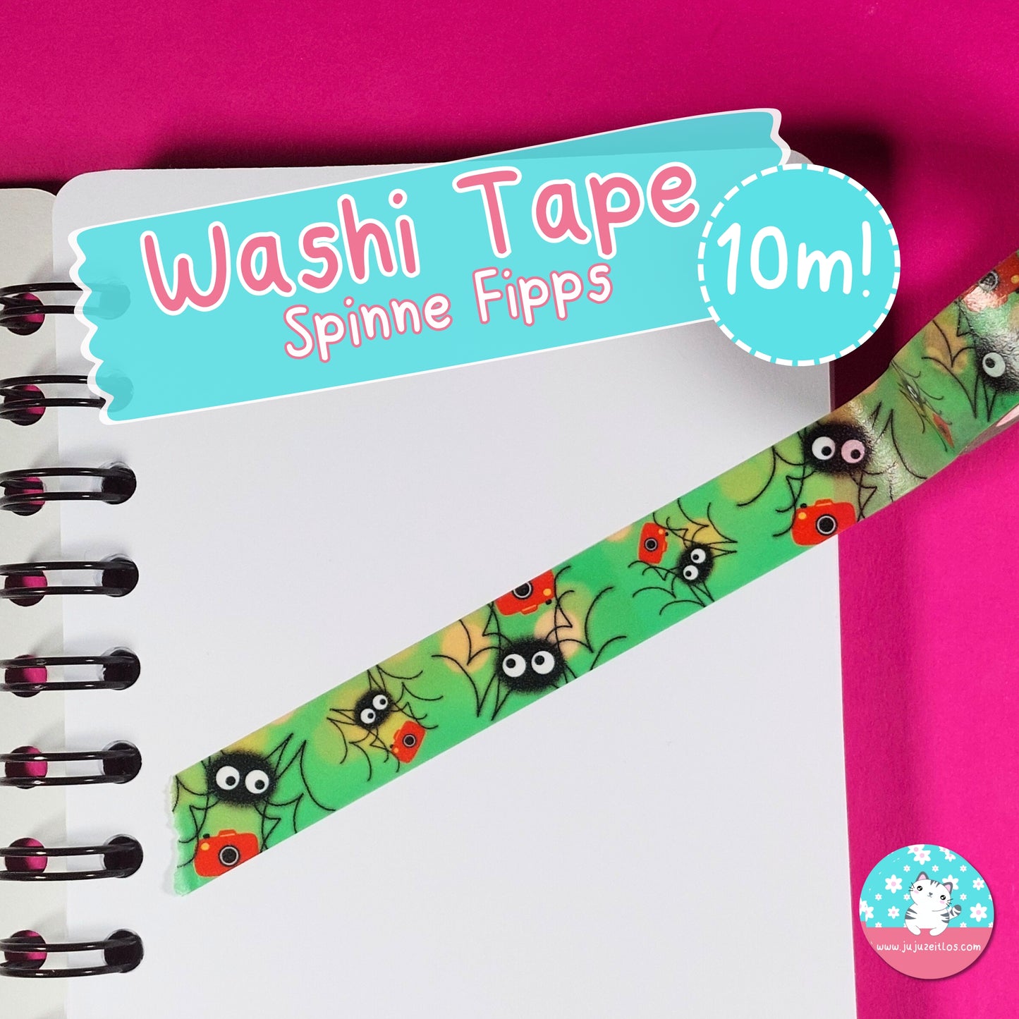 Washi Tape Spinne Fipps