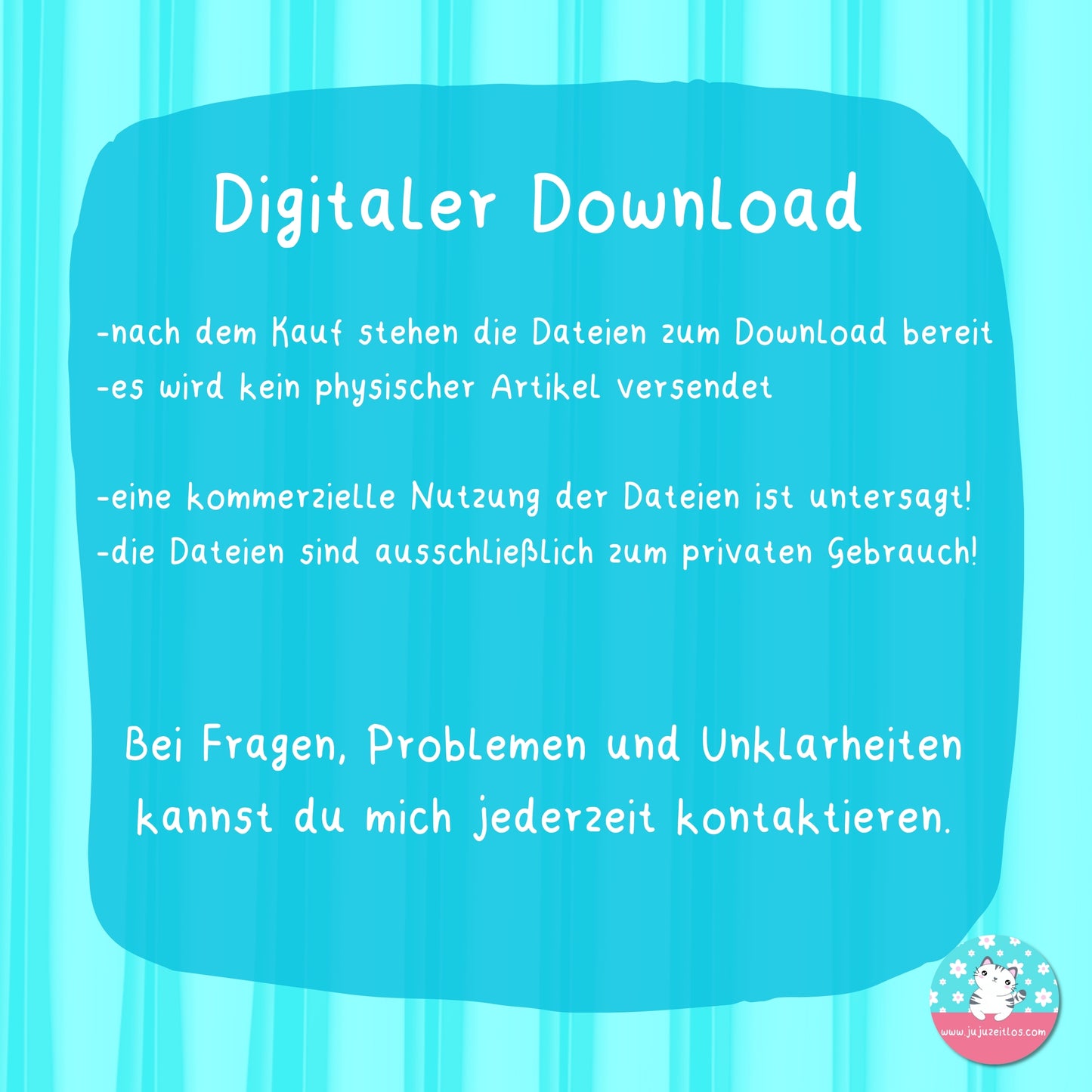 Stundenplan rosa Katze - DIN A5 & A4 - ♡Download♡