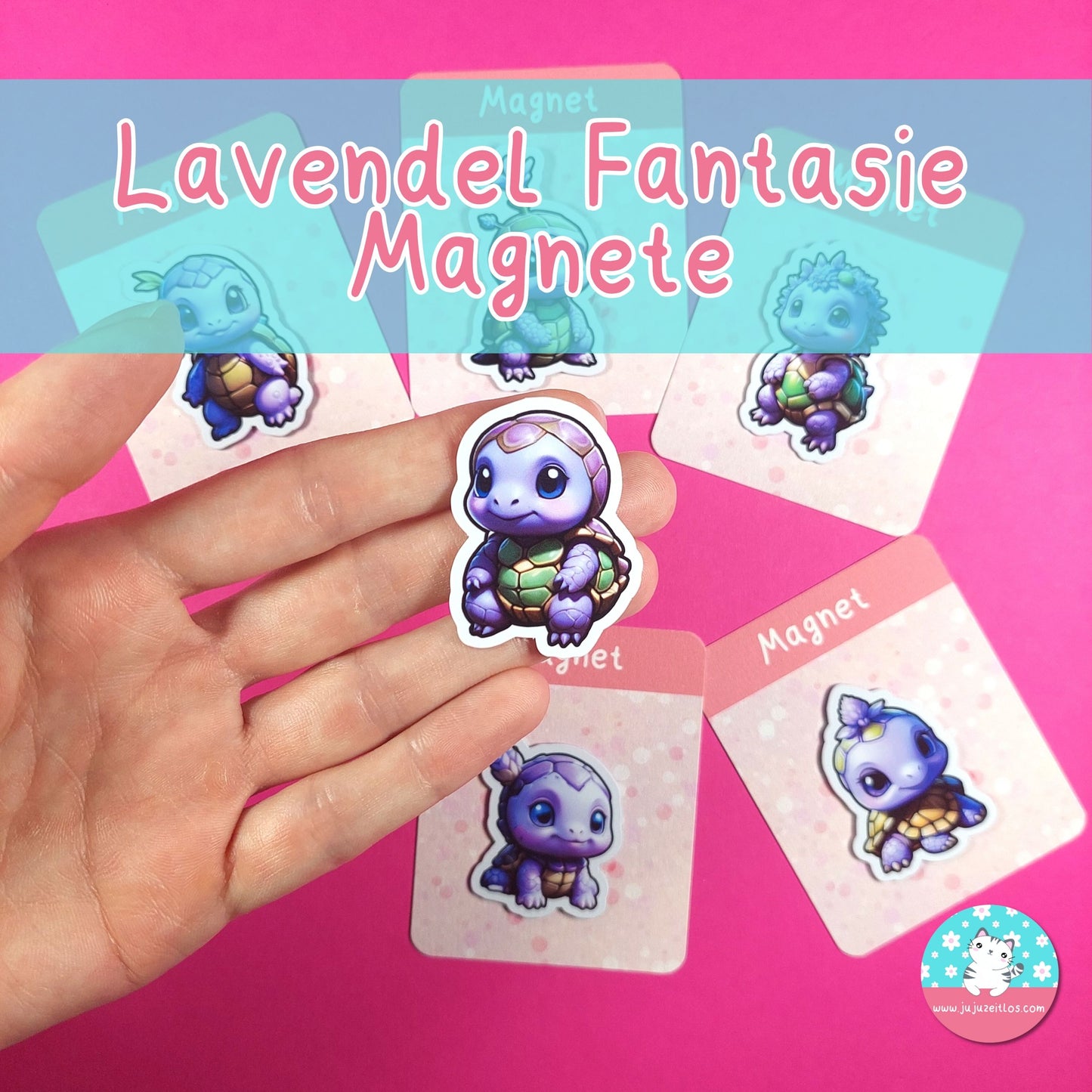 Lavendel Fantasie Magnete ♡Memo & Notizen♡