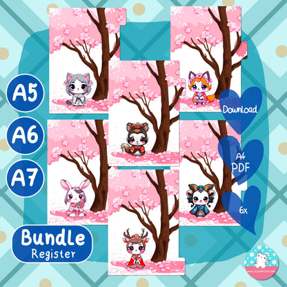 Register - Geishas BUNDLE - PDF A4 ♡Download♡