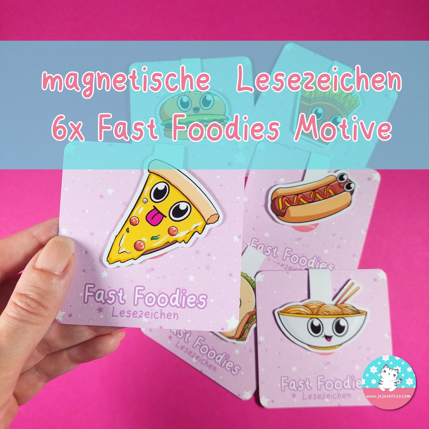 magnetische Lesezeichen Fast Foodies