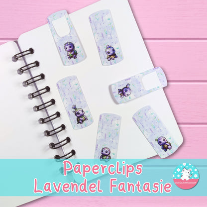 Paperclips -Lavendel Fantasie-