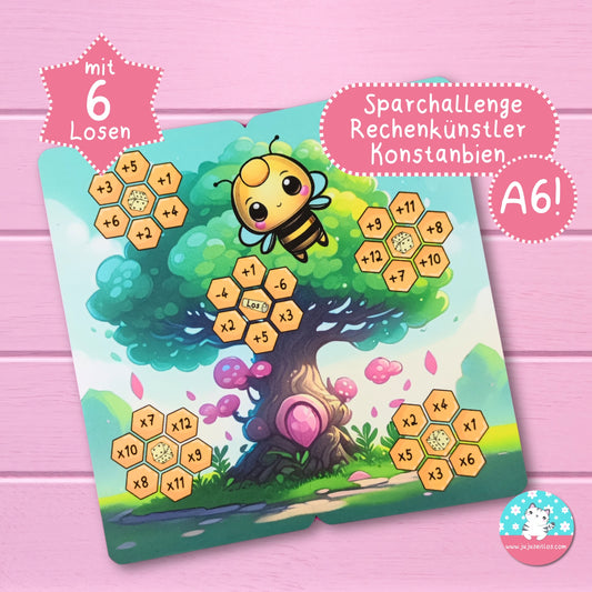 Rechenkünstler - Konstanbien ♡Sparchallenge A6♡