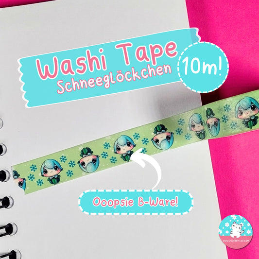 Ooopsie Washi Tape Schneeglöckchen ♡Memo & Notizen♡