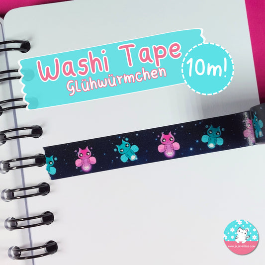 Washi Tape Glühwürmchen ♡Memo & Notizen♡